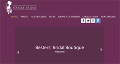 Desktop Screenshot of bestersbridalboutique.com